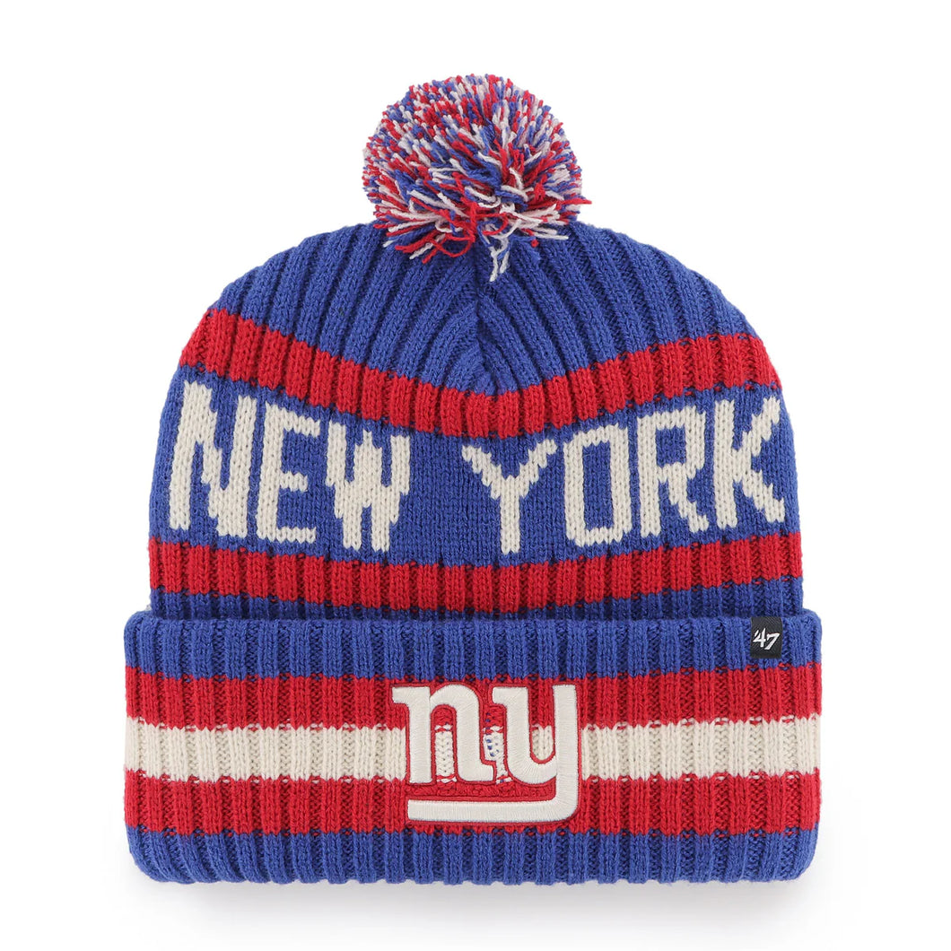 New York Giants NFL '47 Brand Winter Beanie Knit Ski Cap Hat