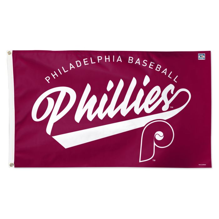 Philadelphia Phillies MLB Throwback Red 3' x 5' Flag Wincraft - Casey's Sports Store