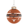 Texas Longhorns NCAA Glass Christmas Bulb Ornament from Forever Collectibles - A perfect Texas Longhorns Ornament for holiday decorations.