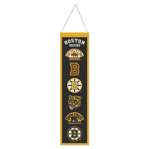 Boston Bruins NHL Heritage Banner Embroidered Wool 8