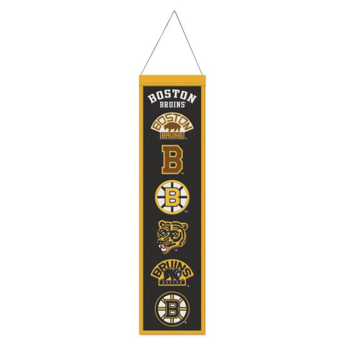 Boston Bruins NHL Heritage Banner Embroidered Wool 8