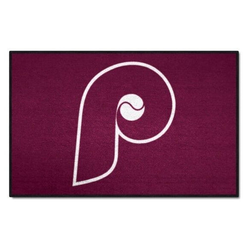 Philadelphia Phillies MLB Throwback Starter Mat Rug 19” X 30” Fanmats - Casey's Sports Store