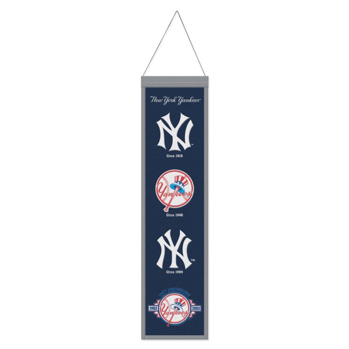 New York Yankees MLB Heritage Banner Embroidered Wool 8