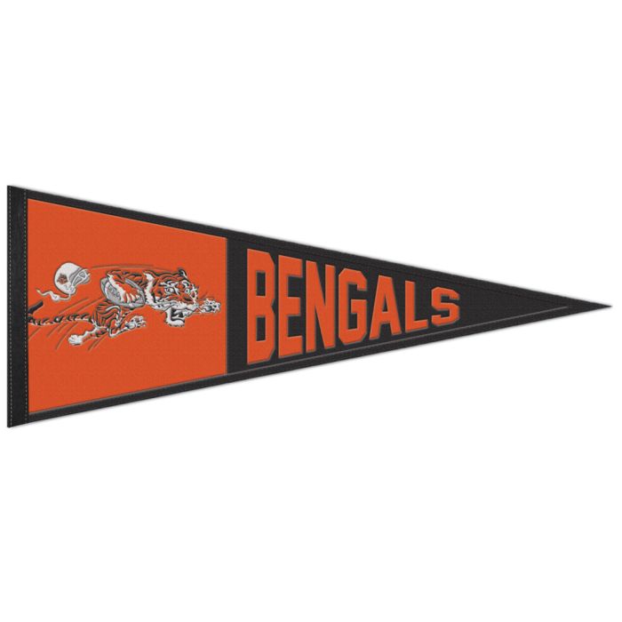 Cincinnati Bengals Throwback NFL Embroidered Wool 13