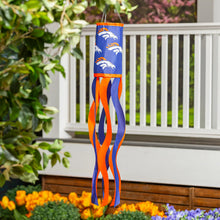 Load image into Gallery viewer, Denver Broncos NFL 40" x 6" Windsock Flag Evergreen Enterprises, Denver Broncos Windsock product view
