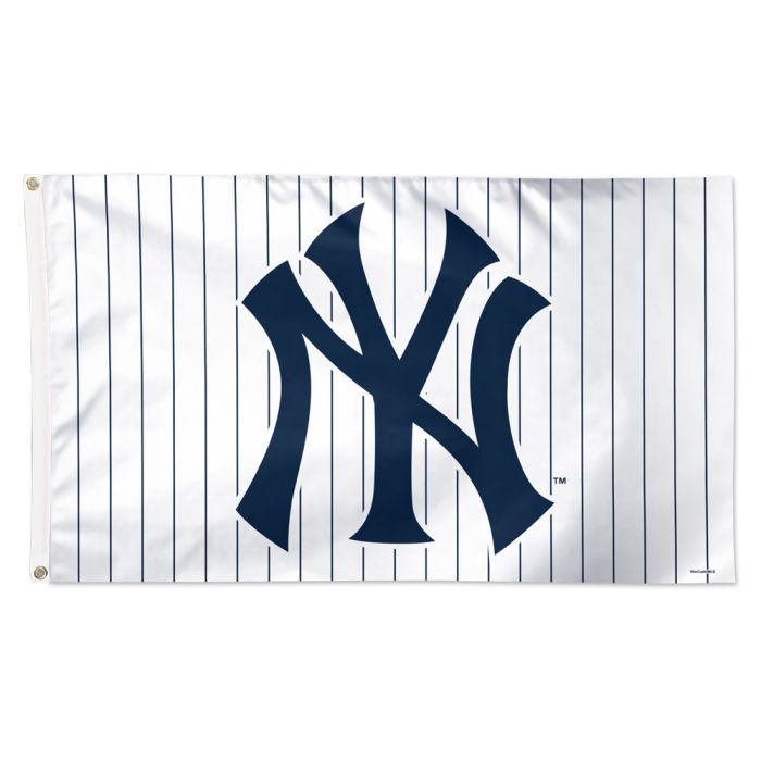 New York Yankees MLB White Pinstripe Deluxe 3' x 5' Flag Wincraft