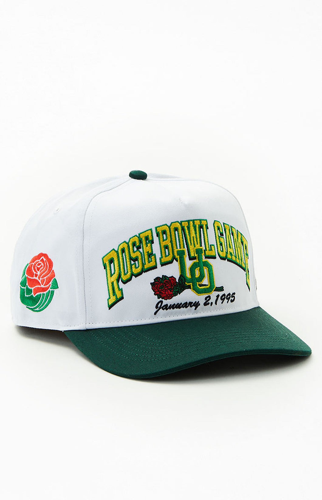 Oregon Ducks NCAA '47 Throwback White Rose Bowl Hitch Adjustable Snapback Hat