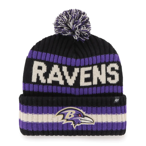 Baltimore Ravens NFL '47 Brand Winter Beanie Knit Ski Cap Hat - Casey's Sports Store