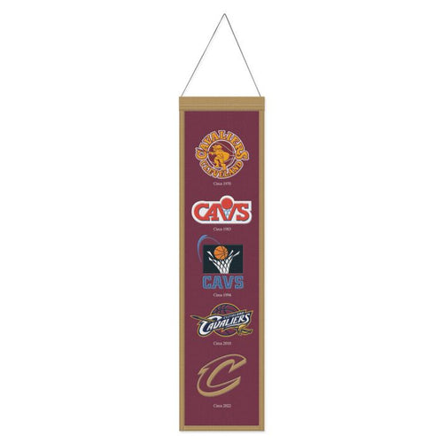 Cleveland Cavaliers NBA Heritage Banner Embroidered Wool 8