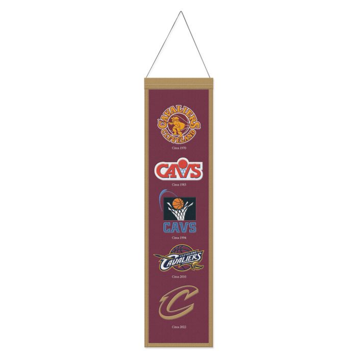 Cleveland Cavaliers NBA Heritage Banner Embroidered Wool 8