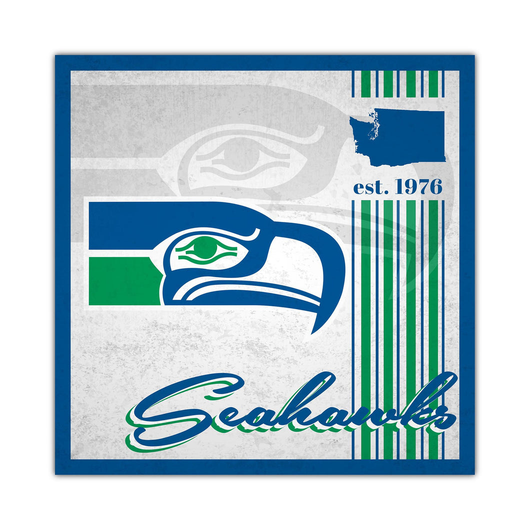 Seattle Seahawks NFL Fan Creations Throwback 10