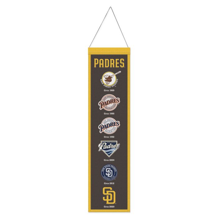 San Diego Padres MLB Heritage Banner Embroidered Wool 8