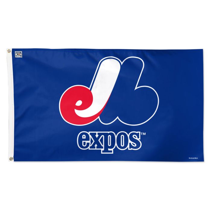 Montreal Expos MLB Throwback Blue Deluxe 3' x 5' Flag Wincraft