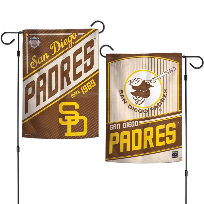 San Diego Padres MLB Throwback Double Sided Garden Flag 12