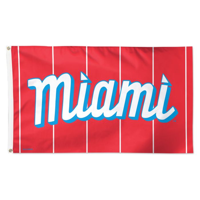 Miami Marlins MLB City Connect Orange Deluxe 3' x 5' Flag Wincraft