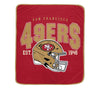 San Francisco 49ers NFL Fleece Throw Blanket 50