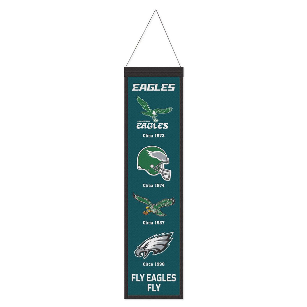 Philadelphia Eagles NFL Heritage Banner Embroidered Wool 8