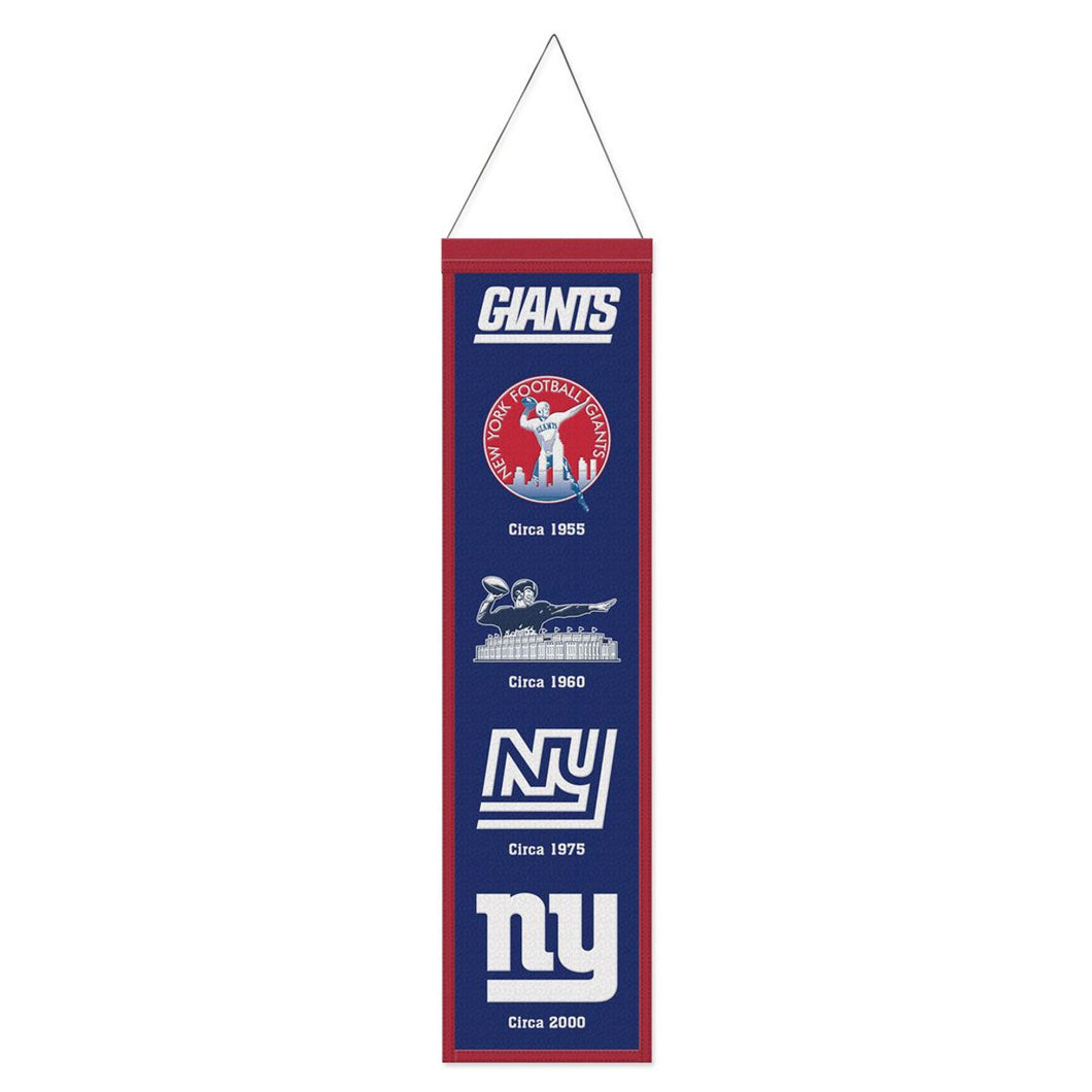 New York Giants NFL Heritage Banner Embroidered Wool 8