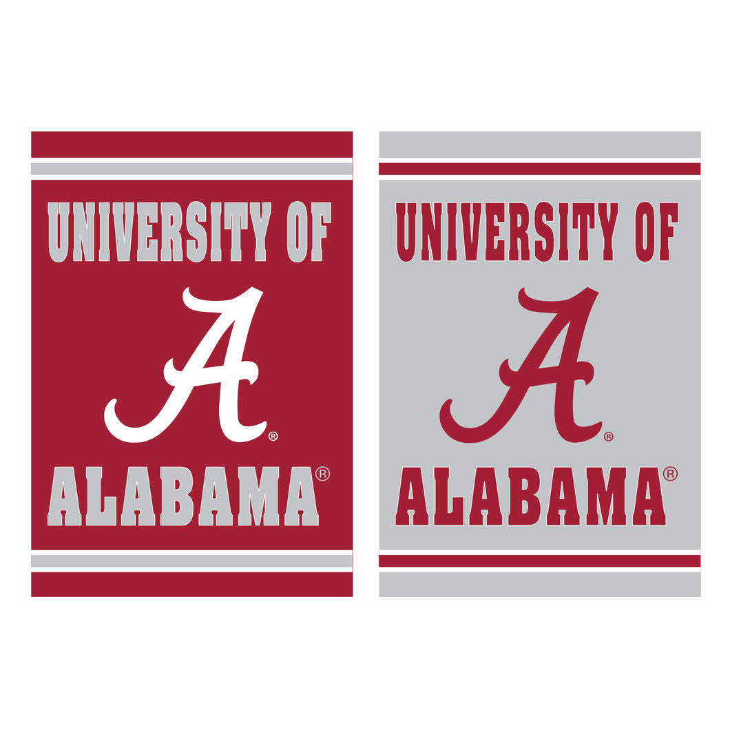 Alabama Crimson Tide NCAA Double Sided Garden Flag 12.5
