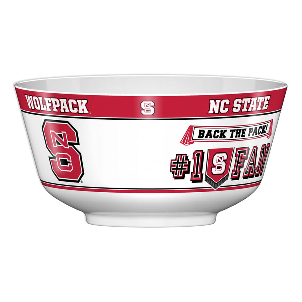 NC State Wolfpack NCAA 2 Gallon Plastic Party Bowl All JV CO - Casey's Sports Store