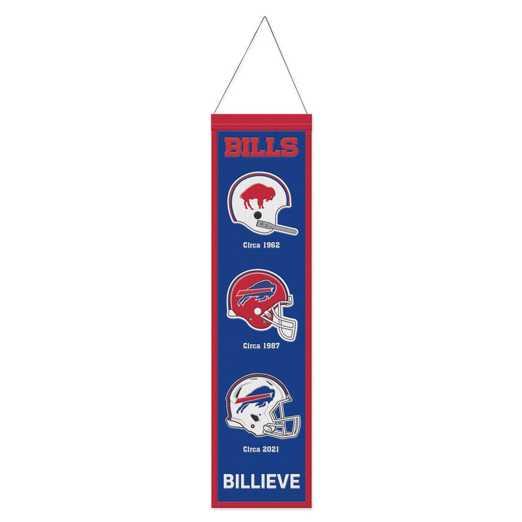 Buffalo Bills NFL Heritage Banner Embroidered Wool 8