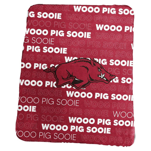Arkansas Razorbacks NCAA Fleece Throw Blanket 50