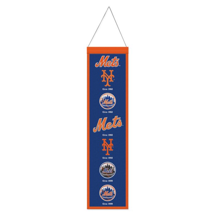 New York Mets MLB Heritage Banner Embroidered Wool 8