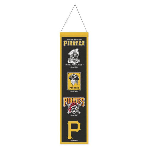 Pittsburgh Pirates MLB Heritage Banner Embroidered Wool 8