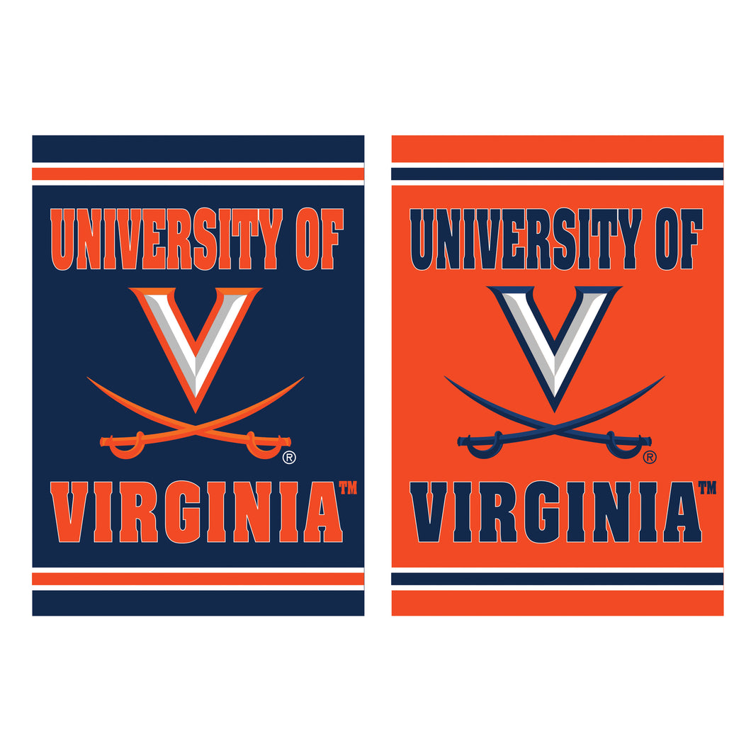 Virginia Cavaliers NCAA Double Sided Garden Flag 12.5
