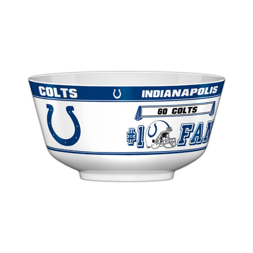 Indianapolis Colts NFL 2 Gallon Plastic Party Bowl All JV CO - Casey's Sports Store