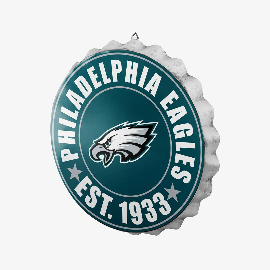 Philadelphia Eagles NFL Wall Bottle Cap Sign 12