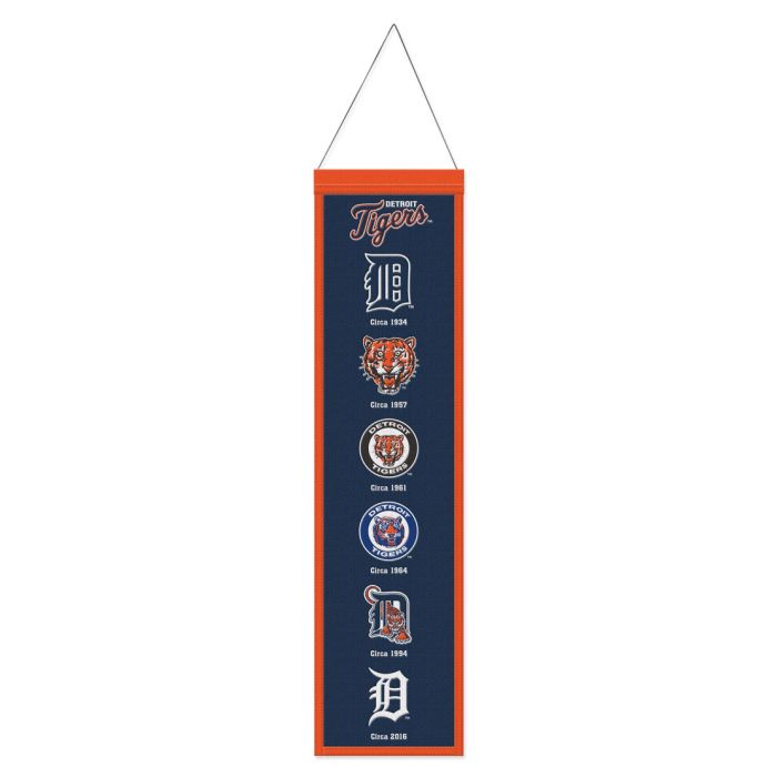 Detroit Tigers MLB Heritage Banner Embroidered Wool 8