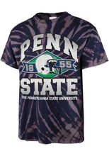 Load image into Gallery viewer, Penn State Nittany Lions NCAA &#39;47 Brand Navy Tie Dye Vintage Men&#39;s Tee Shirt - Casey&#39;s Sports Store
