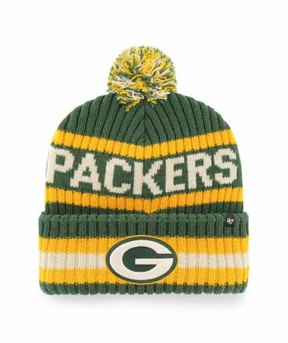 Green Bay Packers NFL '47 Brand Winter Beanie Knit Ski Cap Hat - Casey's Sports Store