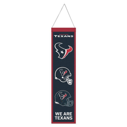 Houston Texans NFL Heritage Banner Embroidered Wool 8