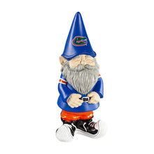 Load image into Gallery viewer, Florida Gators NCAA 11" Tall Garden Gnome Evergreen Enterprises featuring vibrant colors and a detailed design of the Florida Gators gnome.

