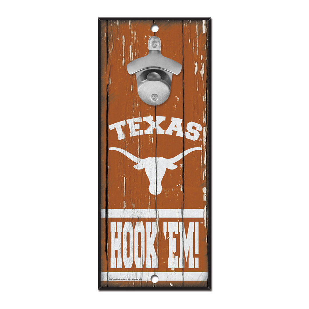 Texas Longhorns NCAA Wall Mounted Bottle Opener 11