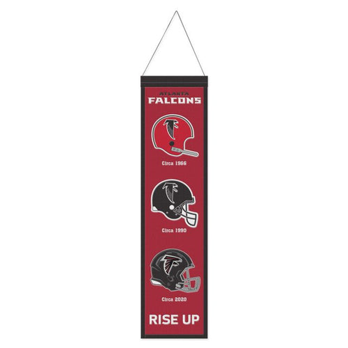 Atlanta Falcons NFL Heritage Banner Embroidered Wool 8