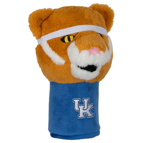 Kentucky Wildcats NCAA Team Mascot Golf Driver Head Cover from WinCraft showcasing vibrant team colors and Kentucky Wildcats mascot design, perfect for protecting your golf driver while displaying team pride.
