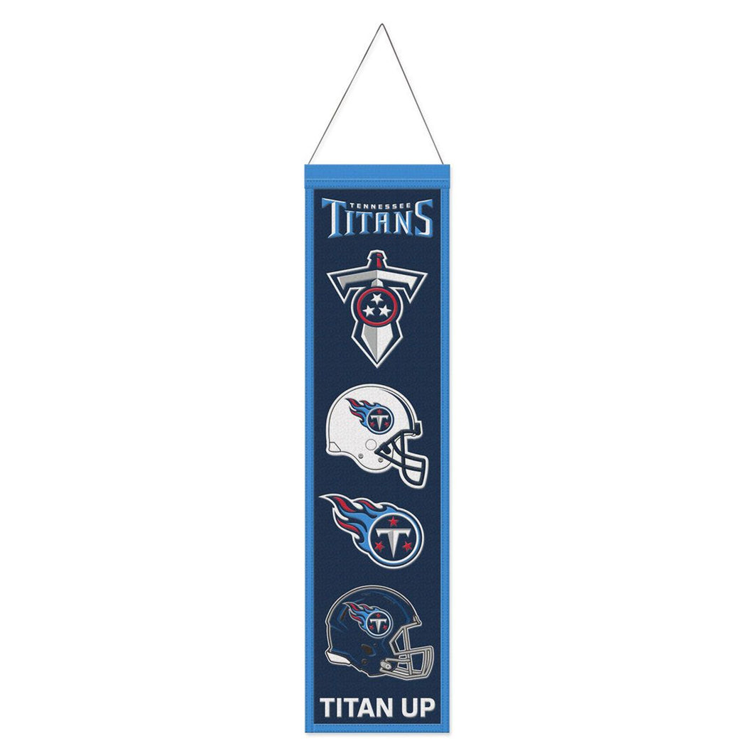 Tennessee Titans NFL Heritage Banner Embroidered Wool 8