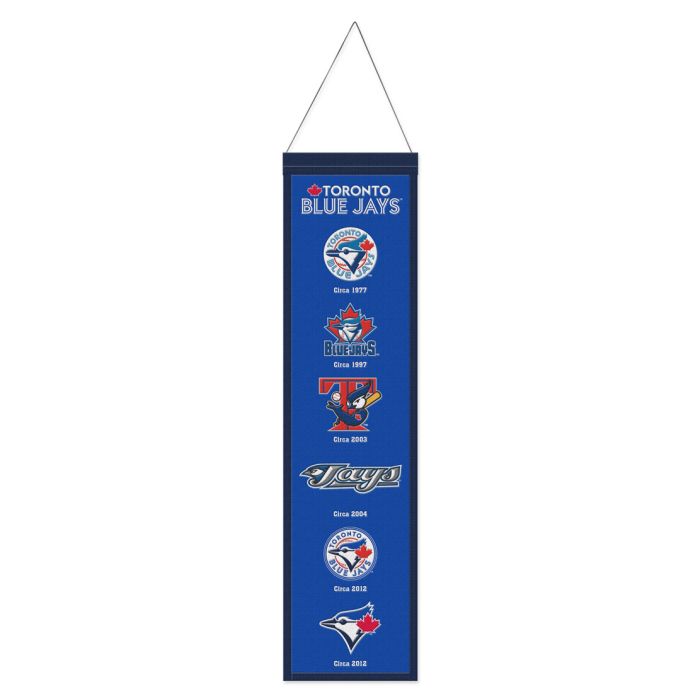 Toronto Blue Jays MLB Heritage Banner Embroidered Wool 8