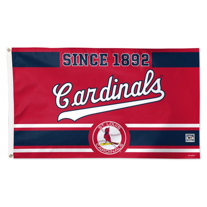 St. Louis Cardinals MLB Throwback Red Deluxe 3' x 5' Flag Wincraft