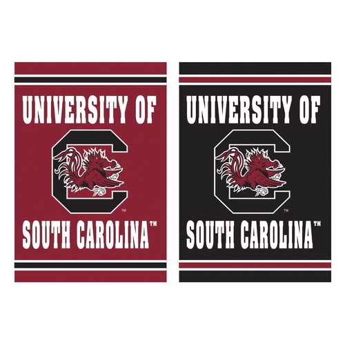 South Carolina Gamecocks NCAA Double Sided Garden Flag 12.5
