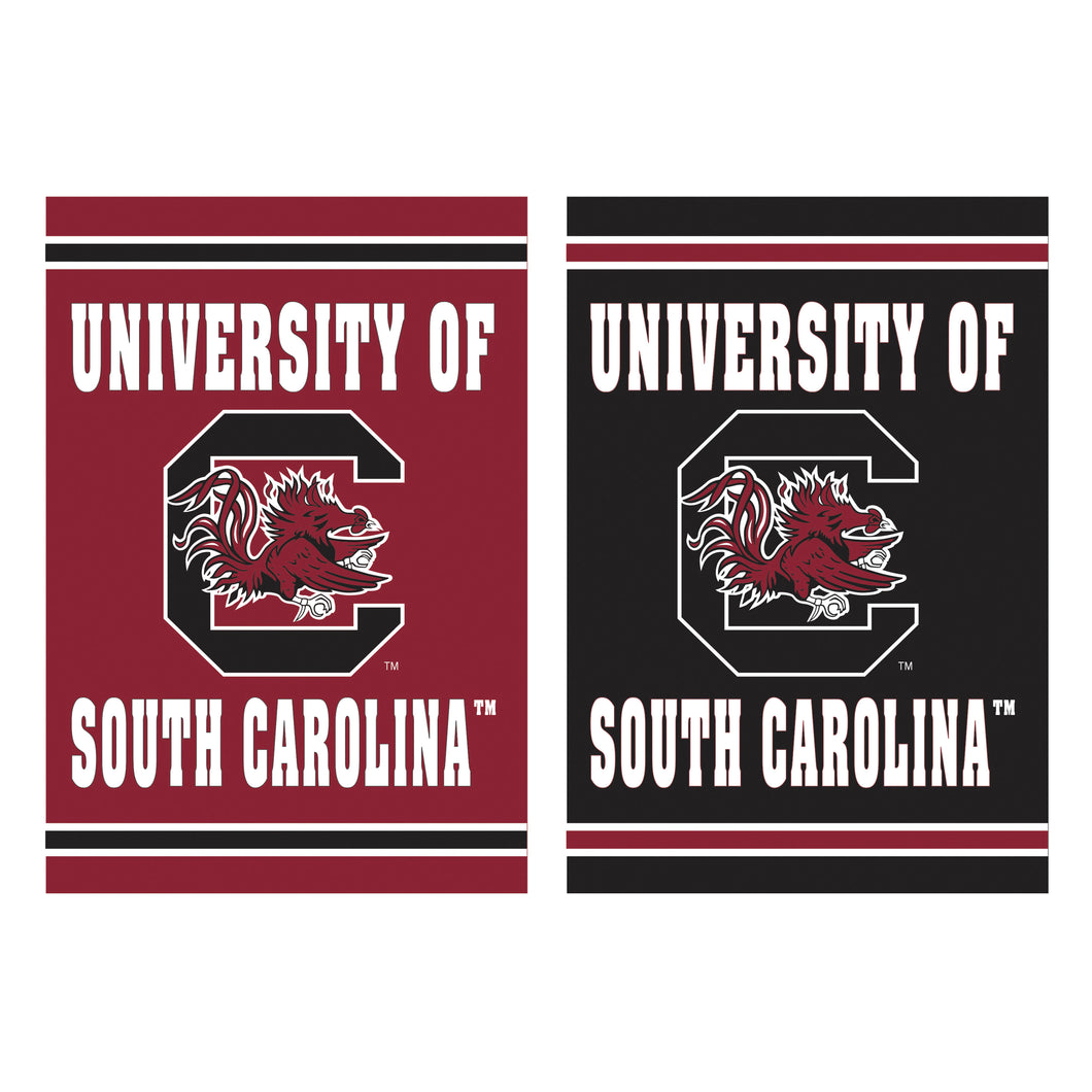 South Carolina Gamecocks NCAA Double Sided Garden Flag 12.5