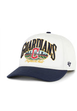 Load image into Gallery viewer, Cleveland Guardians MLB '47 Brand Natural Two Tone Hitch Adjustable Snapback Hat
