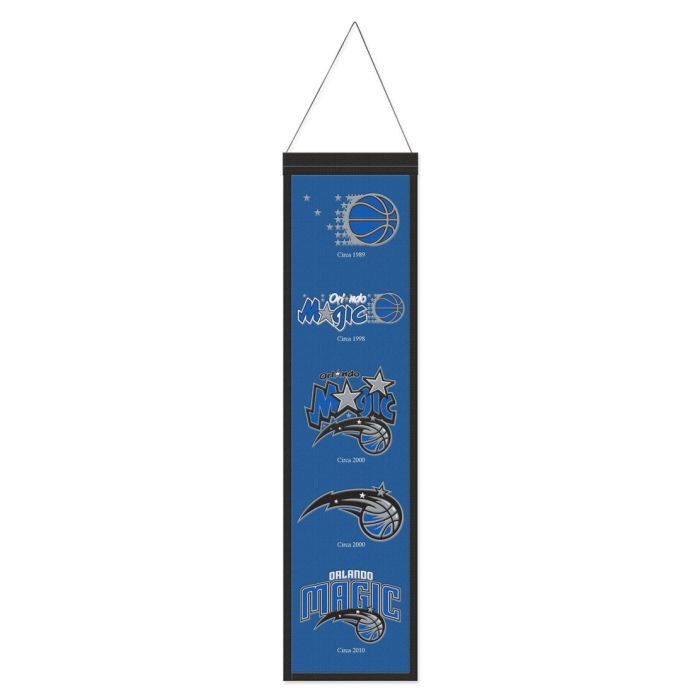 Orlando Magic NBA Heritage Banner Embroidered Wool 8