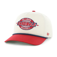 Load image into Gallery viewer, St. Louis Cardinals MLB '47 Natural Two Tone Hitch Rope Adjustable Snapback Hat
