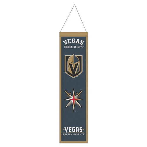 Vegas Golden Knights NHL Heritage Banner Embroidered Wool 8