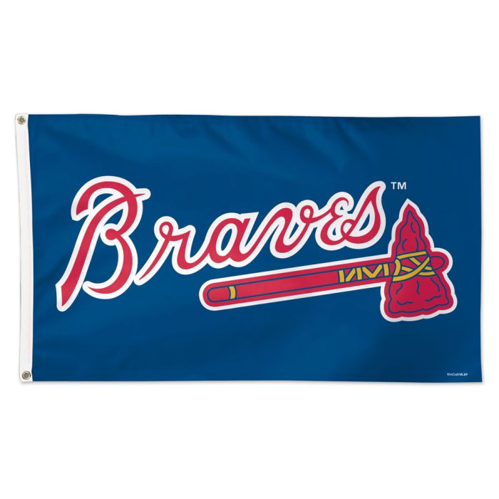 Atlanta Braves MLB Blue Deluxe 3' x 5' Flag Wincraft