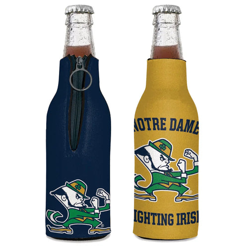 Notre Dame Fighting Irish NCAA 2-Sided Bottle Koozie Coozie Cooler by WinCraft, perfect for keeping drinks cold during game day.